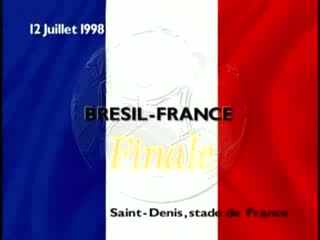 world football championship in france. 1998 final: brazil - france (0-3)